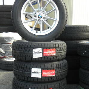 ★BMW ３シリーズ G20用 PCD112純正新品アルミ+ブリヂストンブリザックRFT205/60/R16 未使用スタッドレスタイヤ４本セット★の画像1