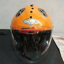 ジェットヘルメットMHRオレンジXL　DS2204【100サイズ】_画像2