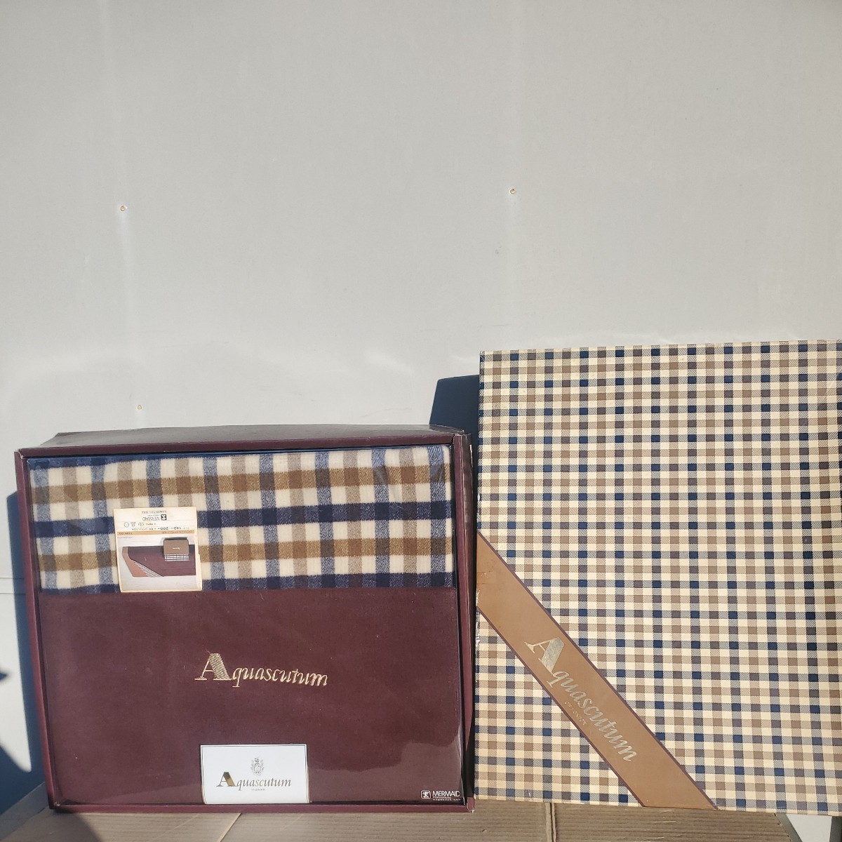 Yahoo!オークション -「aquascutum アクアスキュータム」(寝具) (家庭