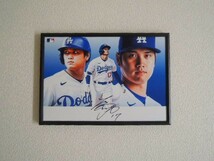 A4 額付き ポスター 大谷翔平 shohei ohtani ドジャース Dodgers 17 アート フォトフレーム_画像5