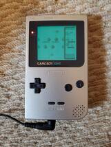 ゲームボーイライト　GAMEBOY　Light　シルバー　★★_画像1