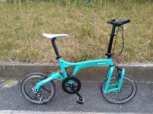 Bianchi　ビアンキ　Fretta　フレッタ　チェレステ　美品？　神奈川 ミニベロ 折りたたみ自転車　パシフィック18　BD-1 R&M　バーディ