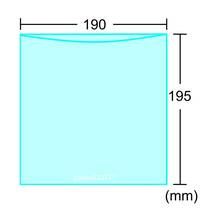 EP 特厚 外袋■100枚■0.1mm■7インチ■即決■PP袋■保護袋■透明■シングル レコード■ビニール■ジャケットカバー■y37_画像2