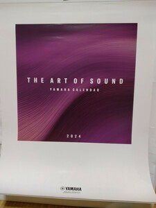 YAMAHA ヤマハ　THE ART OF SOUND 壁掛けカレンダー2024