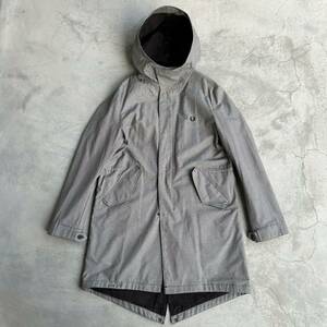 美品 FRED PERRY フレッドペリー 千鳥格子 モッズパーカー M モッズコート フィッシュ ミリタリー