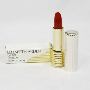 新品・未使用 エリザベスアーデン ELIZABETHARDEN LIP SPA リップ 口紅 4g 赤系 レッド 2312-N0063④K(NT)