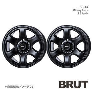 BRUT ブルート BR-44 ハイラックス 125系 アルミホイール4本セット【17×7.5J 6-139.7 +15 ミリタリーブラック】TRISTAR トライスター