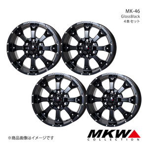 MKW MK-46 ランドクルーザープラド 150系 2017/9～ アルミホイール4本セット【17×8.0J 6-139.7 +25 グロスブラック】TRISTAR トライスター