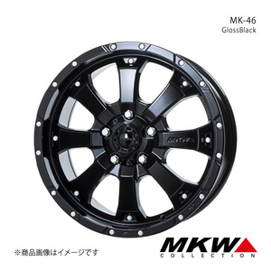 MKW MK-46 LX570 URJ201W アルミホイール1本【18×8.5J 5-150 +53 グロスブラック】TRISTAR トライスター