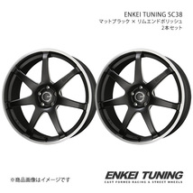 ENKEI TUNING SC38 ホイール2本セット ムーヴキャンバス LA800S/LA810S【16×5.0J 4-100 +45 マットブラックリムエンドポリッシュ】 共豊_画像1