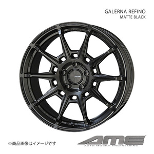 GALERNA REFINO アルミホイール1本 スイフトスポーツ ZC33S(2017/9～)【18×7.5J 5-114.3 +48 マットブラック】 共豊