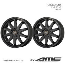 CIRCKAR C10S アルミホイール2本セット エブリイワゴン DA17W(2015/2～)【14×4.5J 4-100 +45 マットブラック】 共豊_画像1