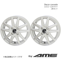 Decor cannele アルミホイール2本セット N-ONE JG3/4(2020/11～)【14×4.5J 4-100 +45 ルミエールホワイト】 共豊_画像1