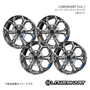 LOWENHART FLG-1 wheel 4 pcs set Land Cruiser #JA300W(2021/8~)[24×10.0J 6-139.7 +50 super black coating ] Kyoho 