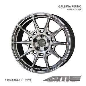 GALERNA REFINO アルミホイール1本 アウトランダー GN0W(2021/11～)【18×8.0J 5-114.3 +38 ハイパーシルバー】 共豊