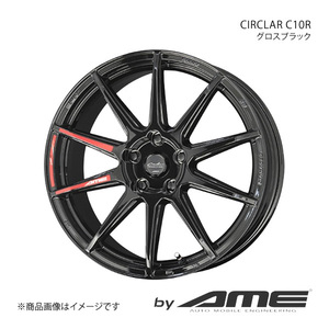 CIRCKAR C10R アルミホイール1本 スイフト Z#72S(2010/9～2016/12)【16×6.5J 4-100 +45 グロスブラック】 共豊