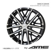 SMACK GRAIVE アルミホイール1本 ワゴンR MH34S(2012/9～2017/2)【14×4.5J 4-100 +45 サファイアブラック×ポリッシュ】 共豊_画像1