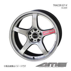 TRACER GT-V アルミホイール1本 GRヤリス(TPMS標準装備) MXPA12(2020/9～)【18×8.5J 5-114.3 +45 マットハイパーシルバー】 共豊