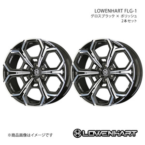 LOWENHART FLG-1 アルミホイール2本セット ランドクルーザー #JA300W(2021/8～)【22×10.0J 6-139.7 +50 グロスブラックポリッシュ】 共豊