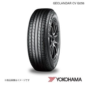 235/60R16 1本 ヨコハマタイヤ GEOLANDAR CV G058 SUV用 タイヤ V YOKOHAMA R5712