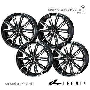 LEONIS/GX シーマ F50 FR アルミホイール4本セット【17×7.0J5-114.3 INSET42 PBMC】0039358×4