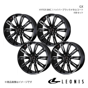 LEONIS/GX クラウンマジェスタ 210系 FR アルミホイール4本セット【18×8.0J5-114.3 INSET42 HYPER BMC】0040960×4