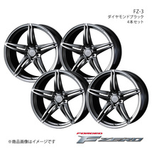 F ZERO/FZ-3 クラウンマジェスタ 180系 FR アルミホイール4本セット【19×8.0J5-114.3 INSET45 ダイヤモンドブラック】0039464×4_画像1