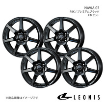 LEONIS/NAVIA 07 ステラ RN1/RN2 アルミホイール4本セット【15×4.5J4-100 INSET45 PBK】0039554×4_画像1