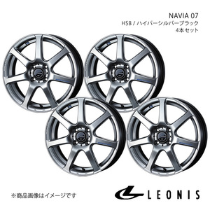 LEONIS/NAVIA 07 ワゴンR MH34S/MH44S アルミホイール4本セット【16×5.0J4-100 INSET45 HSB】0039557×4