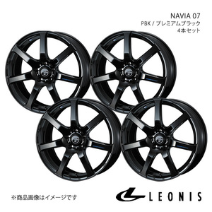 LEONIS/NAVIA 07 インプレッサG4 GK系 アルミホイール4本セット【17×7.0J5-100 INSET47 PBK】0039566×4