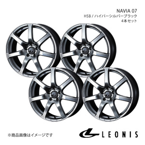 LEONIS/NAVIA 07 デリカD:5 CV2W/CV4W アルミホイール4本セット【17×7.0J5-114.3 INSET42 HSB】0039569×4