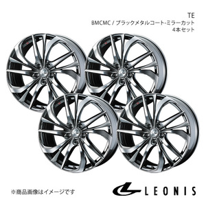 LEONIS/TE ステージア M35 4WD アルミホイール4本セット【18×8.0J5-114.3 INSET42 BMCMC】0038784×4