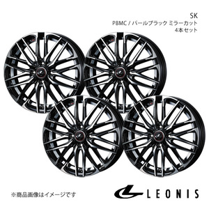 LEONIS/SK ロードスター NB系 アルミホイール4本セット【15×5.5J4-100 INSET43 PBMC】0039046×4