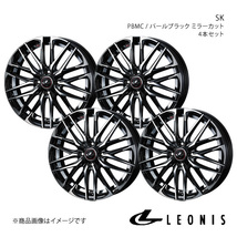 LEONIS/SK ヴィッツ 90系 14インチ車 アルミホイール4本セット【15×5.5J4-100 INSET43 PBMC】0039046×4_画像1