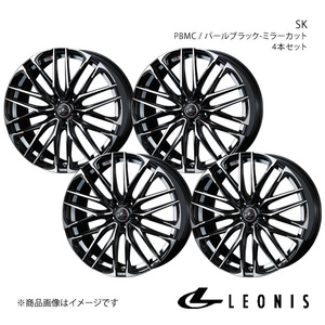 LEONIS/SK ストリーム RN6/RN7/RN8/RN9 アルミホイール4本セット【15×6.0J5-114.3 INSET53 PBMC】0039049×4