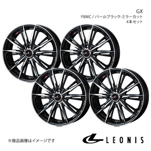 LEONIS/GX バモス HM1/HM2/HM3/HM4 アルミホイール4本セット【14×4.5J4-100 INSET45 PBMC】0039327×4