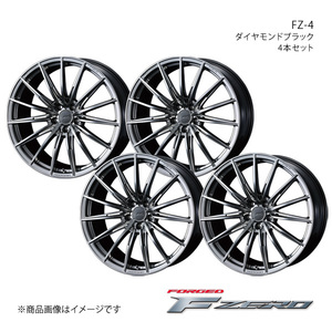 F ZERO/FZ-4 インプレッサスポーツ GT系 純正タイヤ(225/40-18) ホイール4本【18×7.5J 5-100 INSET45 ダイヤモンドブラック】0039832×4