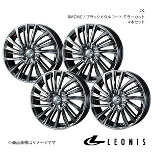 LEONIS/FS アクア K10系 FF 15インチ車 純正タイヤサイズ(205/45-17) アルミホイール4本セット【17×6.5J 4-100 INSET50 BMCMC】0039973×4