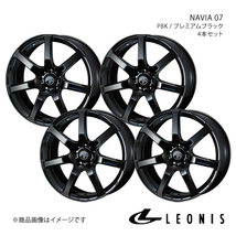 LEONIS/NAVIA 07 AUDI A4アバント 8W 2.0 TFSI 8WCVK アルミホイール4本セット【18×8.0J 5-112 INSET42 PBK】0040099×4_画像1