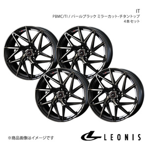 LEONIS/IT クラウン 210系 4WD アルミホイール4本セット【16×6.5J 5-114.3 INSET40 PBMC/TI】0040580×4