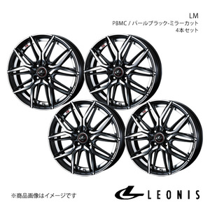 LEONIS/LM ミラージュ A03A/A05A アルミホイール4本セット【14×4.5J 4-100 INSET45 PBMC】0040767×4