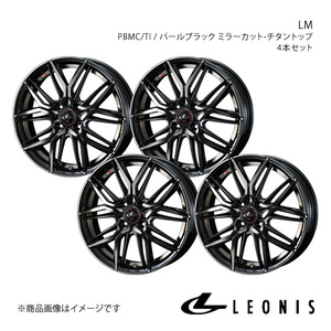 LEONIS/LM ワゴンR MH34S/MH44S アルミホイール4本セット【14×4.5J 4-100 INSET45 PBMC/TI】0040768×4