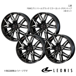 LEONIS/LM パジェロミニ H53A/H58A アルミホイール4本セット【15×6.0J 5-114.3 INSET43 PBMC/TI】0040780×4