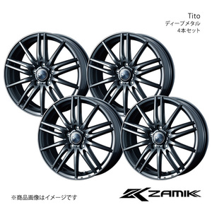 Zamik/Tito CR-Z ZF1/ZF2 純正タイヤサイズ(225/35-18) アルミホイール4本セット【18×7.5J 5-114.3 INSET55 ディープメタル】0040255×4