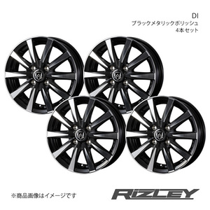 RiZLEY/DI MRワゴン MF33S アルミホイール4本セット【14×4.5J 4-100 INSET45 ブラックポリッシュ】0040494×4