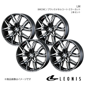 LEONIS/LM マークXジオ 10系 アルミホイール4本セット【17×7.0J 5-114.3 INSET42 BMCMC】0040809×4