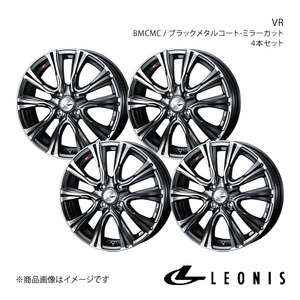LEONIS/VR フレアクロスオーバー MS31S/MS41S アルミホイール4本セット【15×4.5J 4-100 INSET45 BMCMC】0041208×4