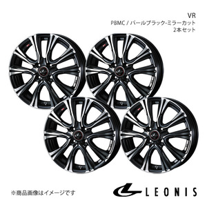 LEONIS/VR モコ MG33S アルミホイール4本セット【15×4.5J 4-100 INSET45 PBMC】0041210×4