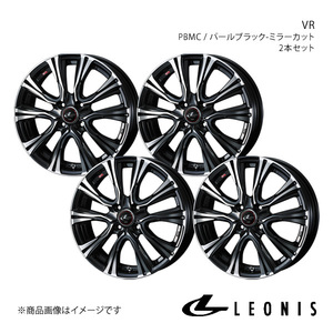 LEONIS/VR サクラ B6AW アルミホイール4本セット【15×4.5J 4-100 INSET45 PBMC】0041210×4