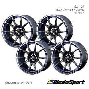 WedsSport/SA-10R デュアリス J10 アルミホイール4本セット【18×7.5J 5-114.3 INSET45 BLC】0072629×4